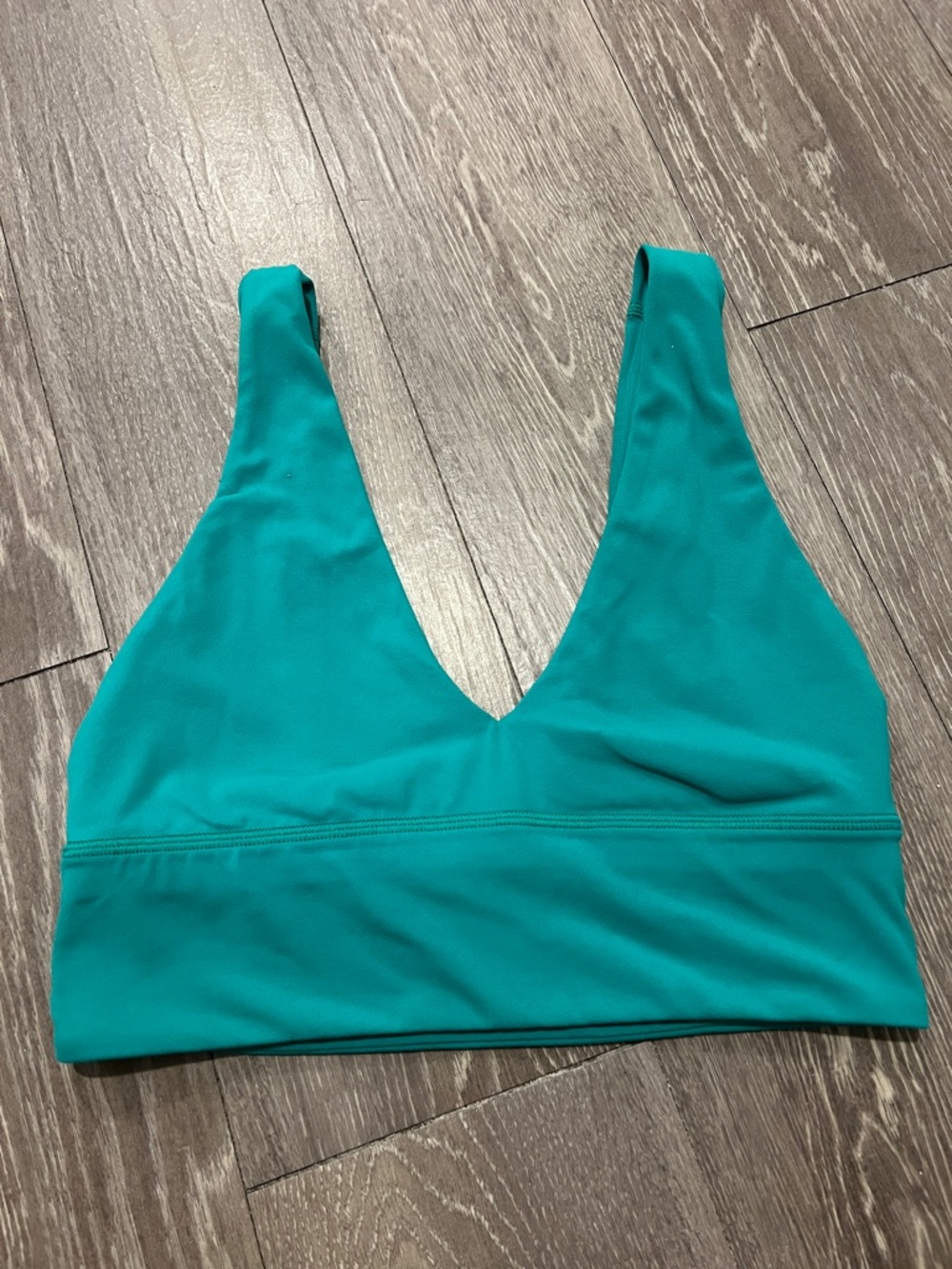 lululemon athletica Teal V-Neck Sports Bra